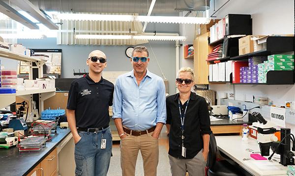 Drs. Kantorow and Brennan with Research Team